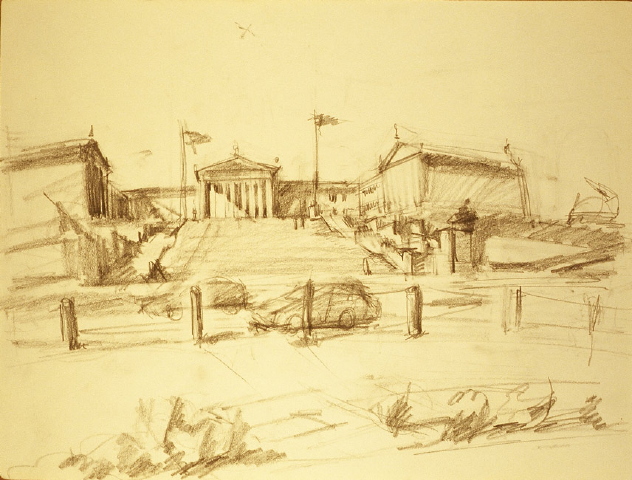 Philadelphia Museum of Art, Steps - click for larger image