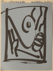 Self-Portrait in Marker